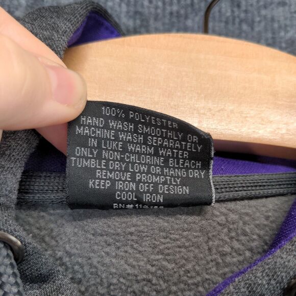 Colosseum Mens Pullover Hoodie Gray XL LSU Louisiana State University Collegiate - Picture 11 of 14